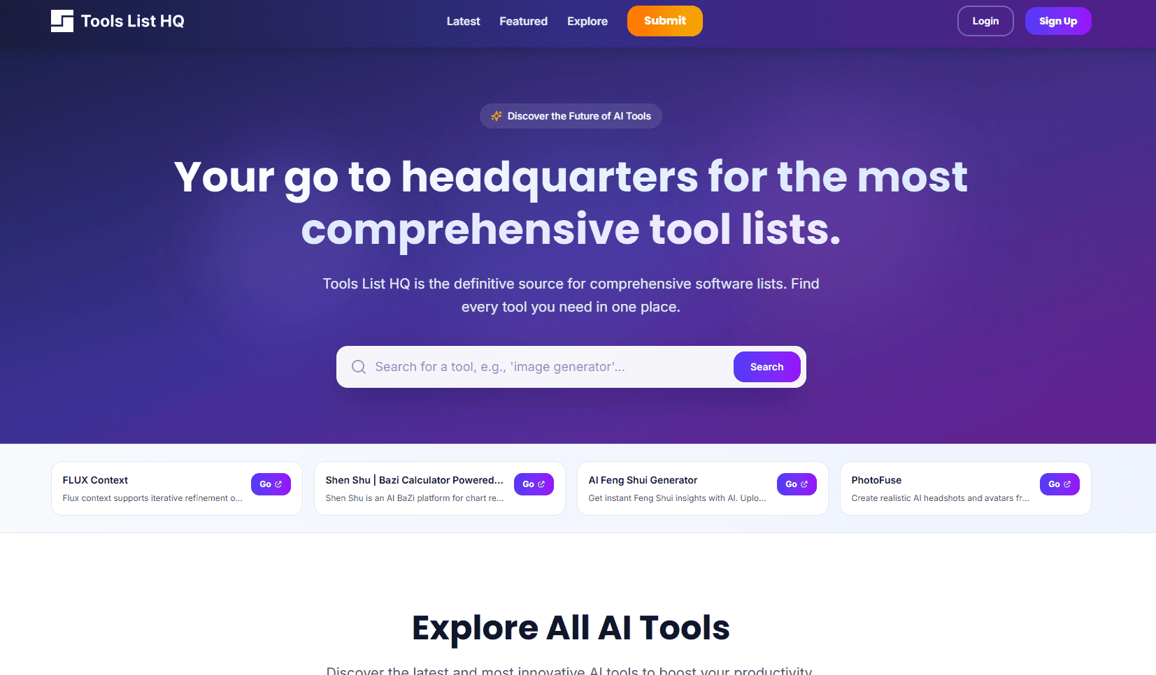 Tools List HQ - Product Image