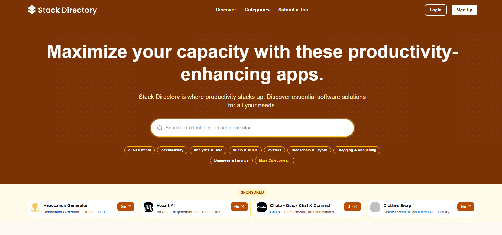 Stack Directory - Product Image